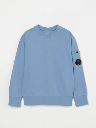 C.p. Company Sweater C. P. Company Kids Color Sky Blue