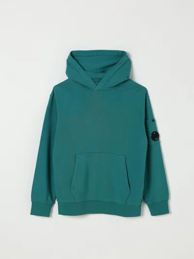 C.p. Company Kids' Pullover C. P. Company Kinder Farbe Teal In Green