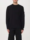 C.p. Company Cotton Crewneck Sweatshirt In Black
