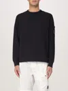 C.p. Company Cotton Crewneck Sweatshirt In Black