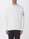 C.p. Company C. P. Company Knitwear Crew Neck In Merino Wool Felted In White