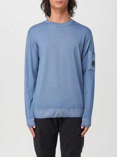 C.p. Company Sweater C. P. Company Men Color Sky Blue In Hellblau