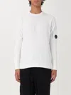 C.p. Company C. P. Company Man Sweater White Size 44 Cotton In Weiss