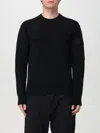C.p. Company Metropolis Extra Fine Merino Wool Crewneck Sweater In Schwarz