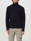 C.p. Company Blue Wool Sweater In Blau 1