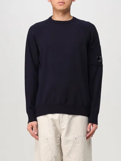 C.p. Company Sweater C. P. Company Men Color Blue In Blau