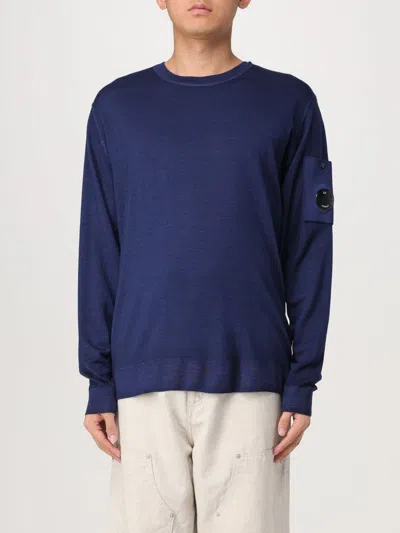 C.p. Company Sweater C. P. Company Men Color Blue In Blau