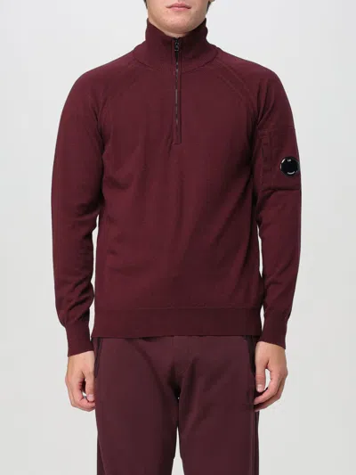 C.p. Company Half-zip Sweater In Violett