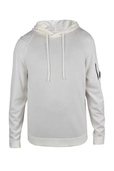 C.p. Company Sweater Hoodie In Neutral