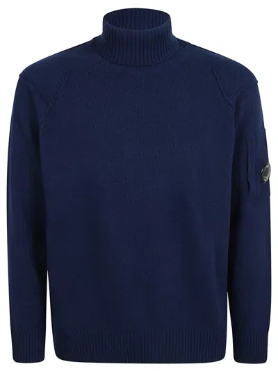 C.p. Company Sweater With Unique Design And Material In Blue