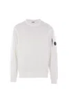 C.p. Company Logo Plaque Crewneck Sweatshirt