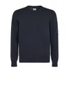 C.p. Company C.p.company Long Sleeve Crew-neck Sweater In Blue