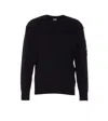 C.p. Company C.p.company Long Sleeve Crew-neck Sweater In Blue