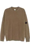 C.p. Company C.p.company Sweaters Green In Brown