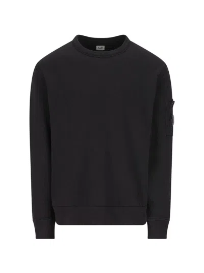 C.p. Company Sweaters Black In Blue