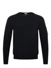 C.p. Company Crew Neck Sweater In Black