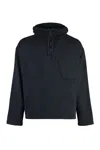 C.p. Company C.p.company Half Zip Sweatshirt In Black