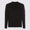 C.p. Company C.p.company Cotton Blend Crew-neck Sweater In Black