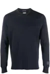 C.p. Company Cotton Crewneck Sweatshirt In Blue