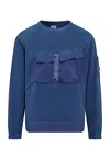 C.p. Company Sweaters In Blue