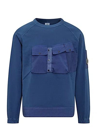 C.p. Company Sweaters In Blue
