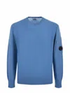 C.p. Company Lens Detail Knitwear In Blue
