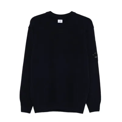 C.P. COMPANY SWEATERS BLUE
