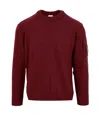 C.p. Company Sweaters Bordeaux In Burgundy