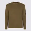 C.p. Company Sweaters Capers In Green