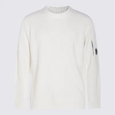 C.P. COMPANY SWEATERS GAUZE WHITE