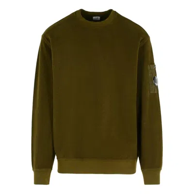 C.p. Company Lens-pocket Crew-neck Sweatshirt In Multi