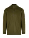 C.p. Company C.p.company Men Wool And Cotton Sweater In Green
