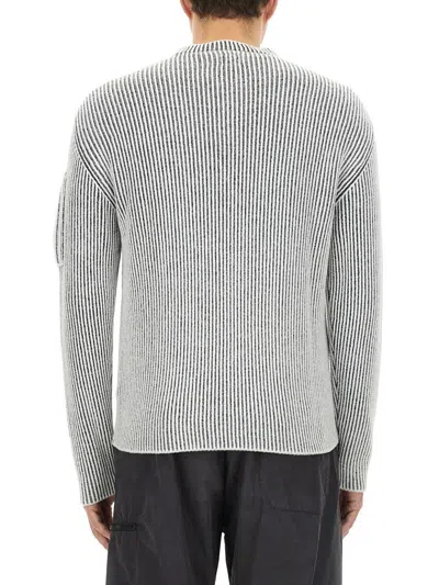C.p. Company C. P. Company Man Sweater Light Grey Size 44 Cotton, Polyamide