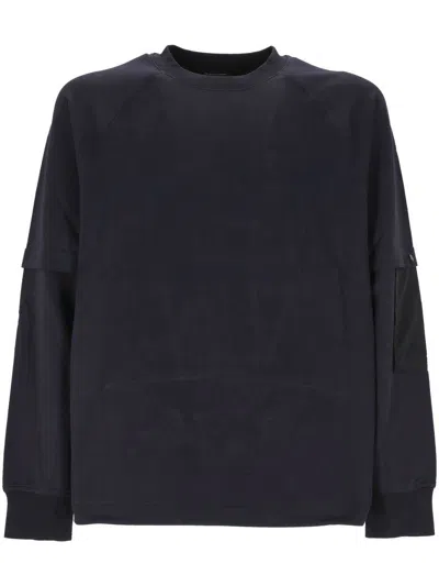 C.p. Company C.p.company Cotton Crewneck Sweatshirt In Blue