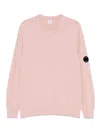 C.p. Company C. P. Company Sweater With Iconic Lens In Pink