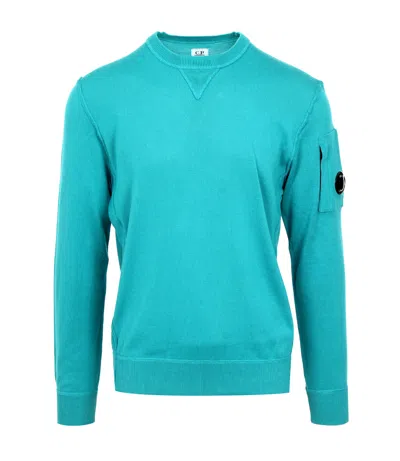 C.p. Company Sweaters Turquoise In Blue