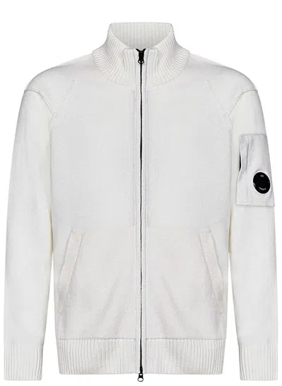C.p. Company Sweaters In White