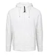 C.p. Company Hooded Sweatshirt With Functional Goggles Detail In White