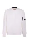 C.p. Company Sweaters In White