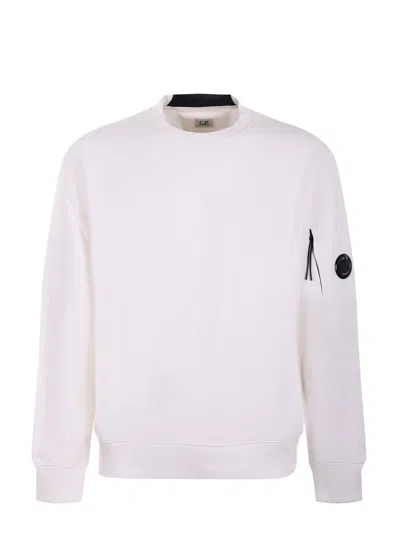 C.p. Company Sweaters In White
