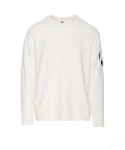 C.p. Company Sweaters In White