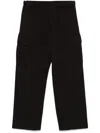 C.p. Company Raised Fleece Cargo Pant With Drawstring Waist