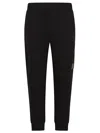 C.p. Company C.p.company Jogging Pants With Logo In Black