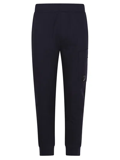 C.P. COMPANY SWEATPANTS CARGO PANT IN DIAGONAL RAISED FLEECE