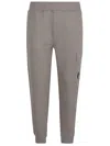 C.p. Company Sweatpants Cargo Pant In Diagonal Raised Fleece In Brown