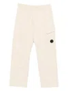 C.p. Company Sweatpants Cargo Pant In Diagonal Raised Fleece Clothing In Neutral