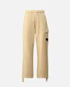 C.p. Company Sweatpants Cargo Pant In Diagonal Raised Fleece Clothing In Neutral