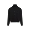 C.p. Company C.p.company Full Button Sweatshirt In Black