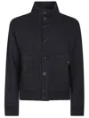 C.p. Company Chrome-r Full Button Jacket In Blue