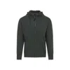 C.p. Company Goggle Hooded Sweatshirt With Zippered Pockets In Black